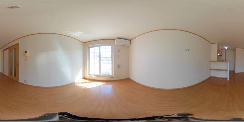 パノラマ画像リビング