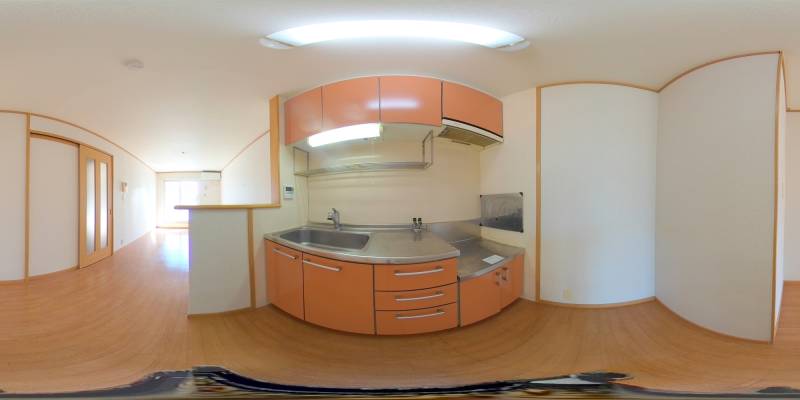 パノラマ画像キッチン