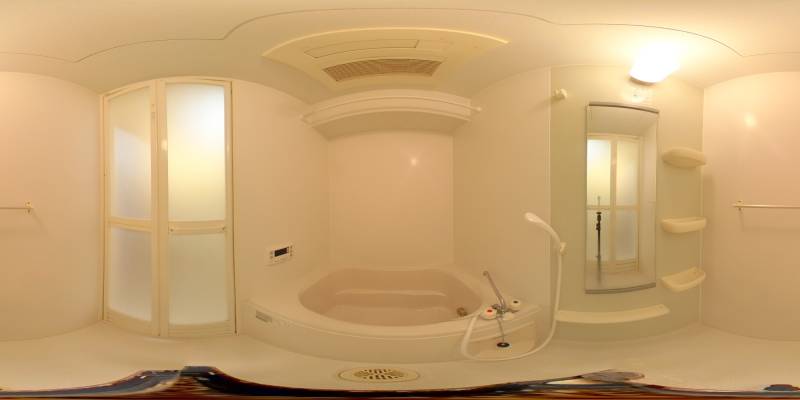 パノラマ画像バスルーム