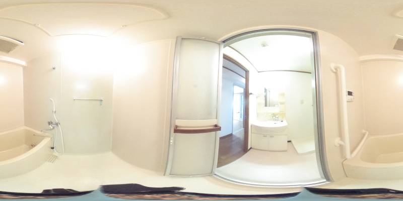 パノラマ画像バスルーム