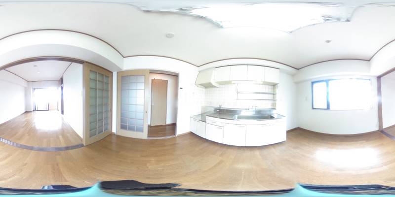 パノラマ画像キッチン