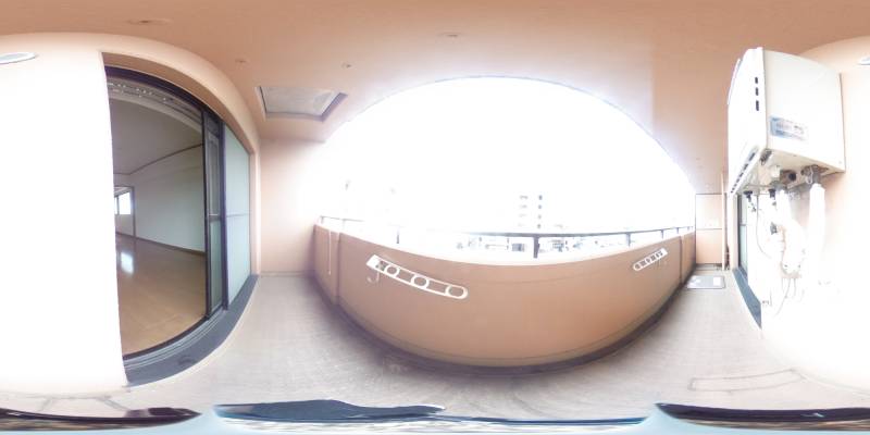 パノラマ画像バルコニー