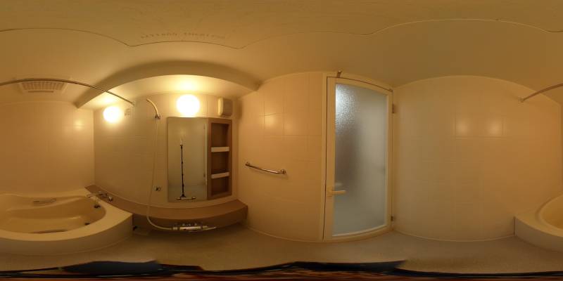 パノラマ画像バスルーム