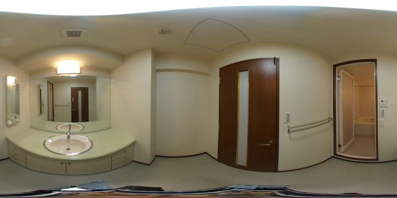 パノラマ画像洗面所