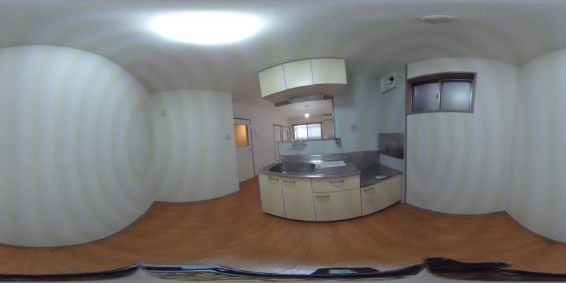 パノラマ画像キッチン