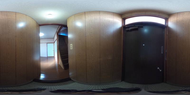 パノラマ画像玄関