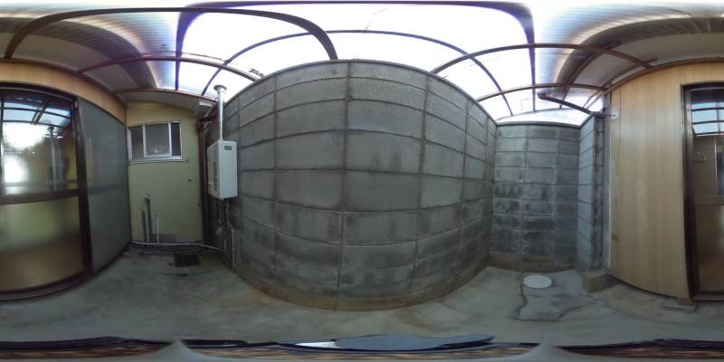 パノラマ画像バルコニー