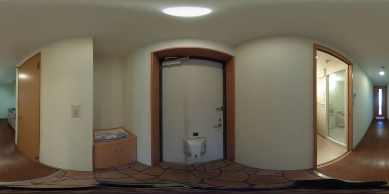 パノラマ画像玄関