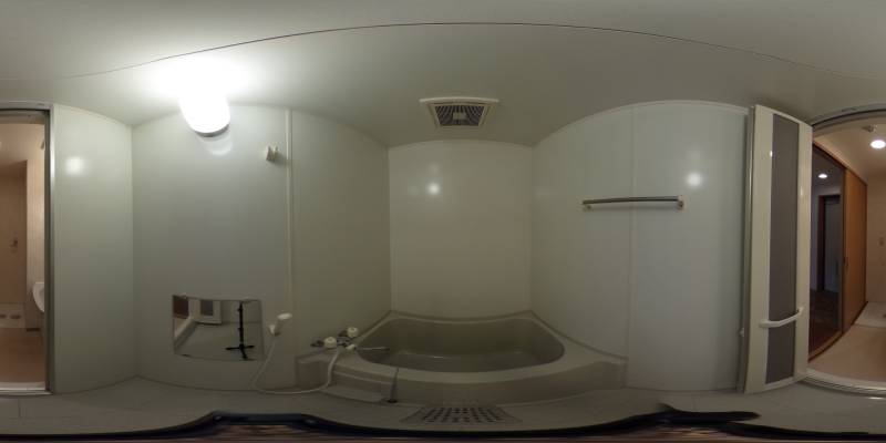 パノラマ画像バスルーム