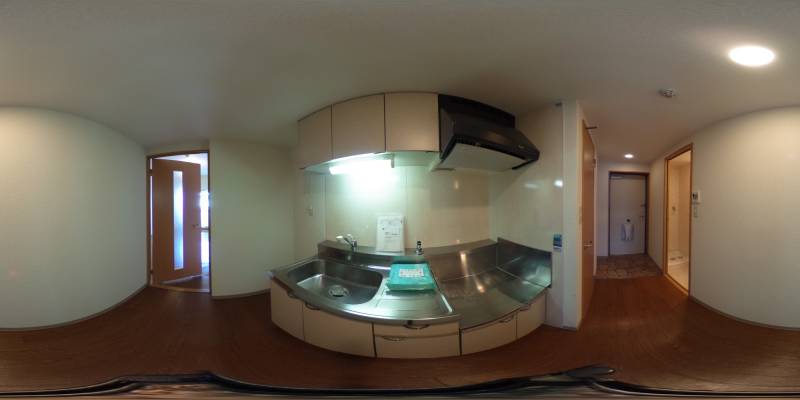 パノラマ画像キッチン