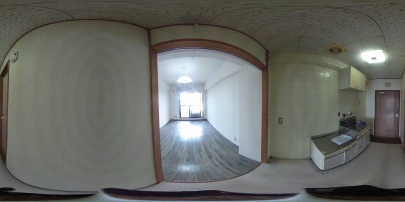 パノラマ画像キッチン