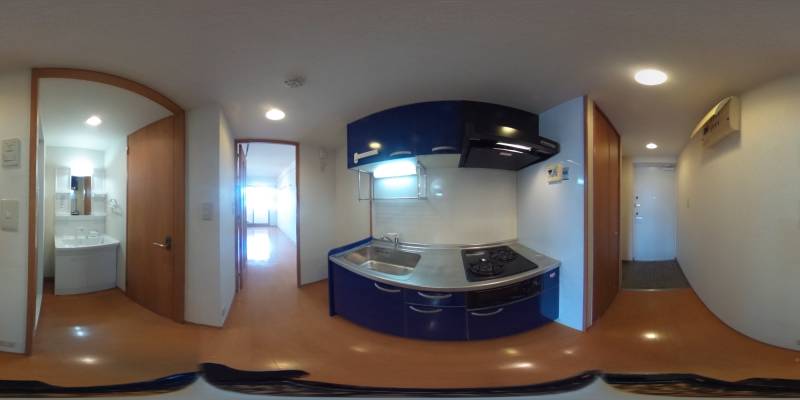 パノラマ画像キッチン