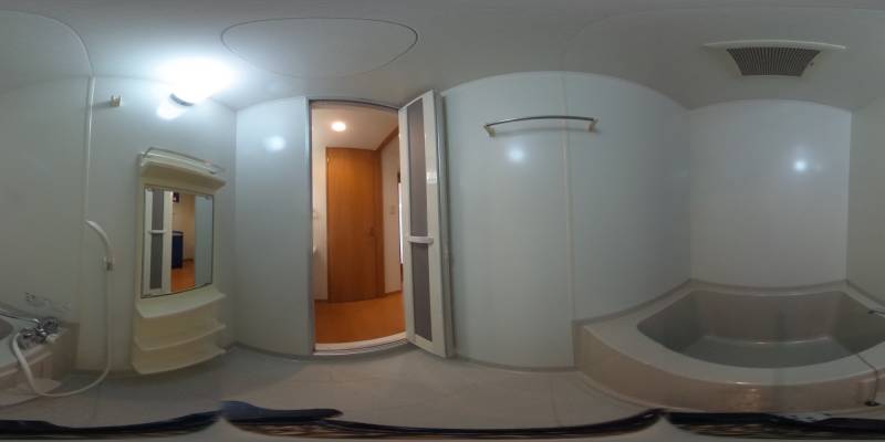 パノラマ画像バスルーム