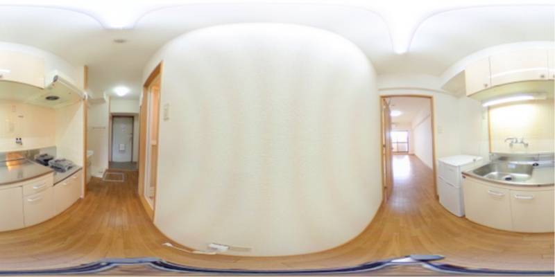 パノラマ画像キッチン