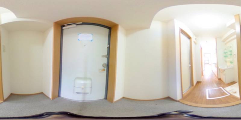 パノラマ画像玄関