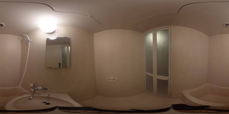 パノラマ画像バスルーム