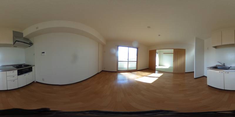 パノラマ画像キッチン