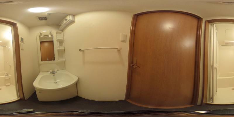 パノラマ画像洗面所