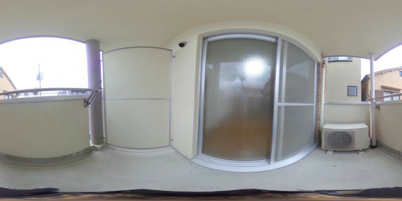 パノラマ画像バルコニー