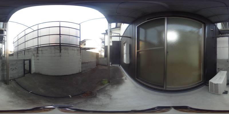 パノラマ画像バルコニー