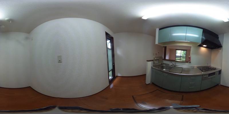 パノラマ画像キッチン