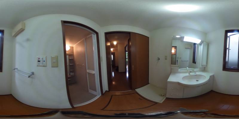 パノラマ画像洗面所
