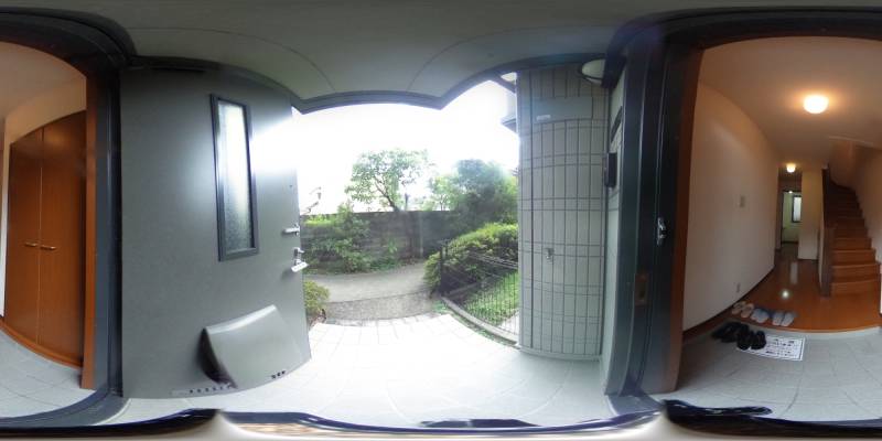 パノラマ画像玄関