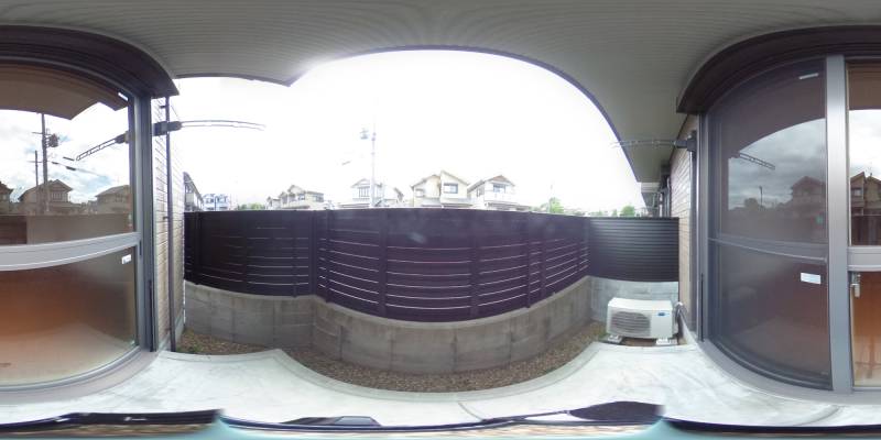 パノラマ画像バルコニー