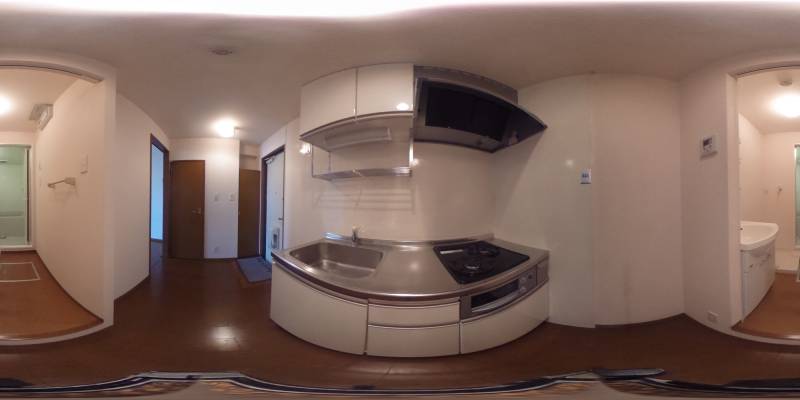パノラマ画像キッチン