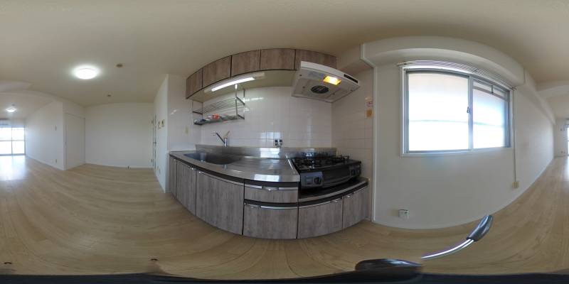 パノラマ画像キッチン
