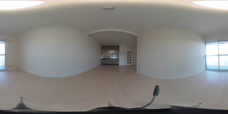 パノラマ画像リビング