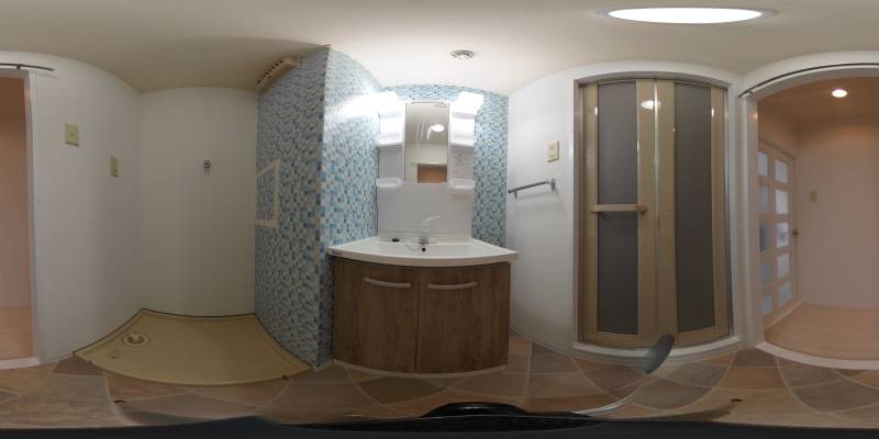 パノラマ画像洗面所