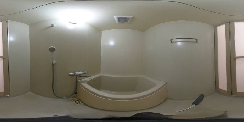 パノラマ画像バスルーム