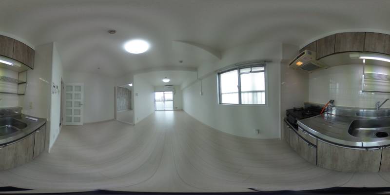 パノラマ画像キッチン