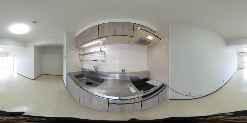 パノラマ画像キッチン