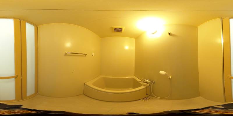 パノラマ画像バスルーム