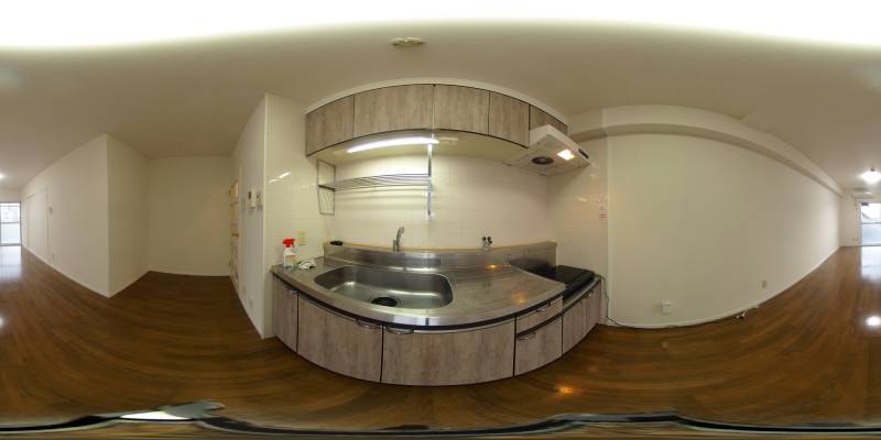 パノラマ画像キッチン