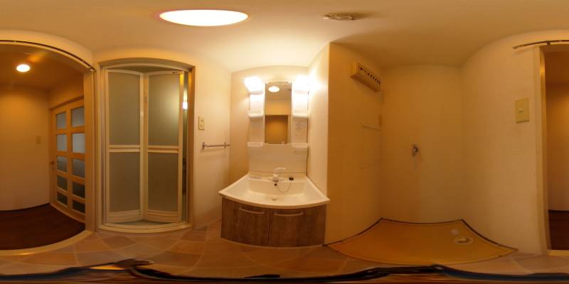 パノラマ画像洗面所