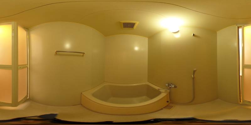 パノラマ画像バスルーム