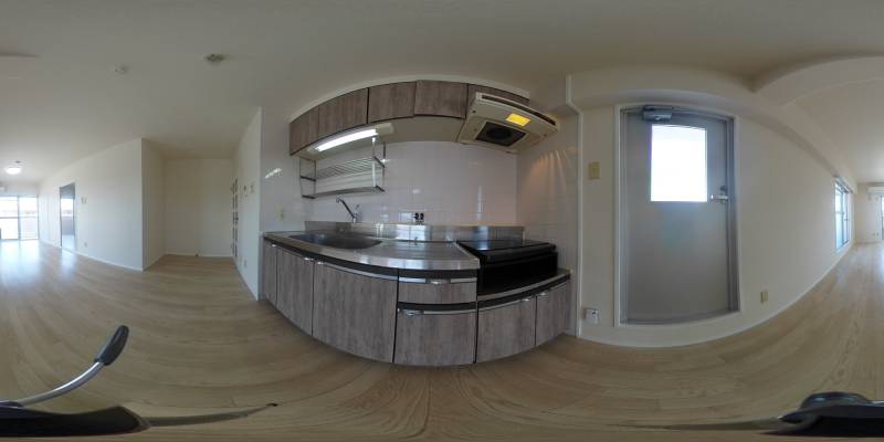 パノラマ画像キッチン