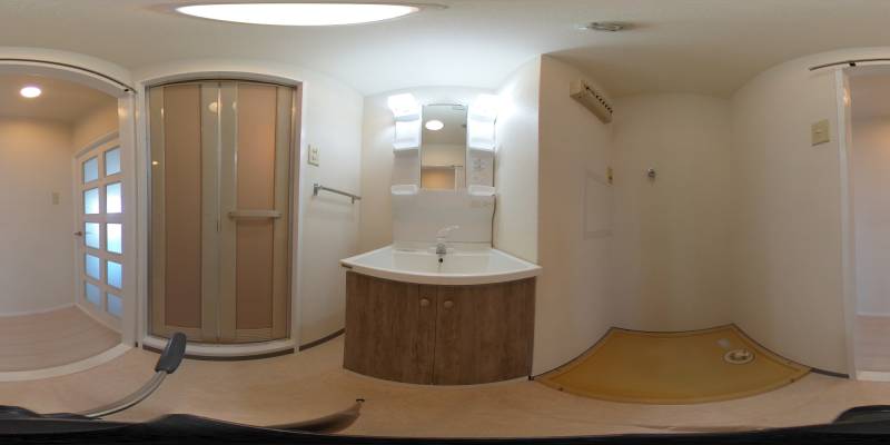 パノラマ画像洗面所