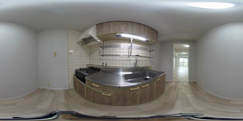 パノラマ画像キッチン