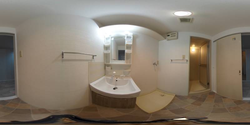 パノラマ画像洗面所