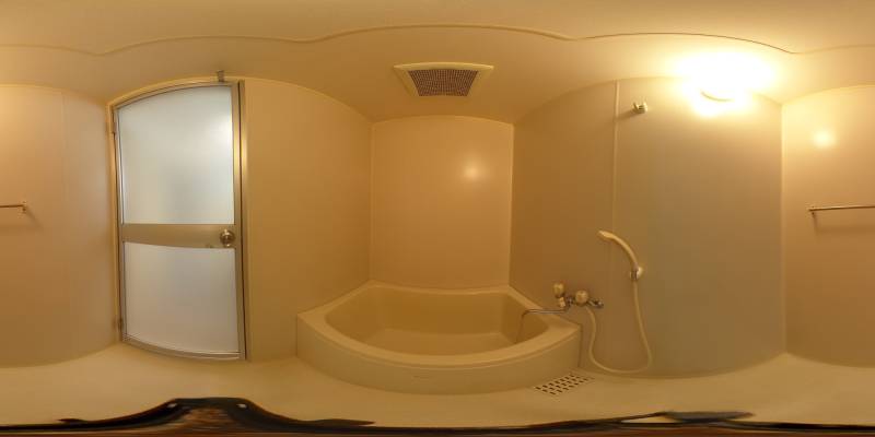 パノラマ画像バスルーム