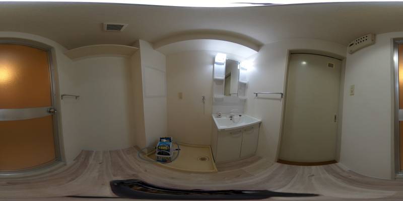 パノラマ画像洗面所
