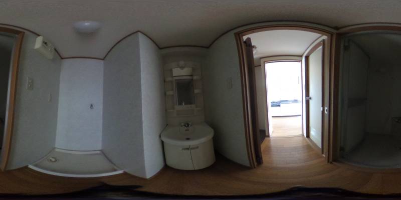 パノラマ画像洗面所