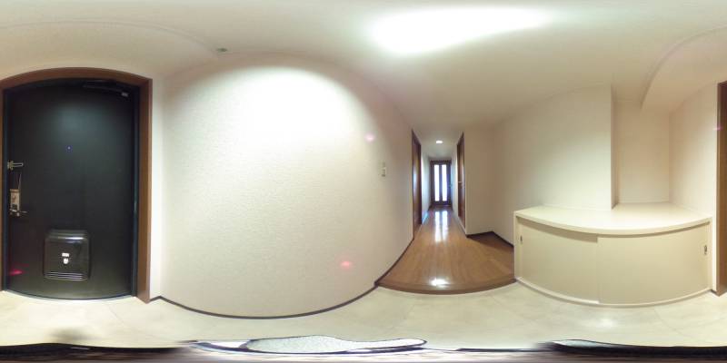 パノラマ画像玄関