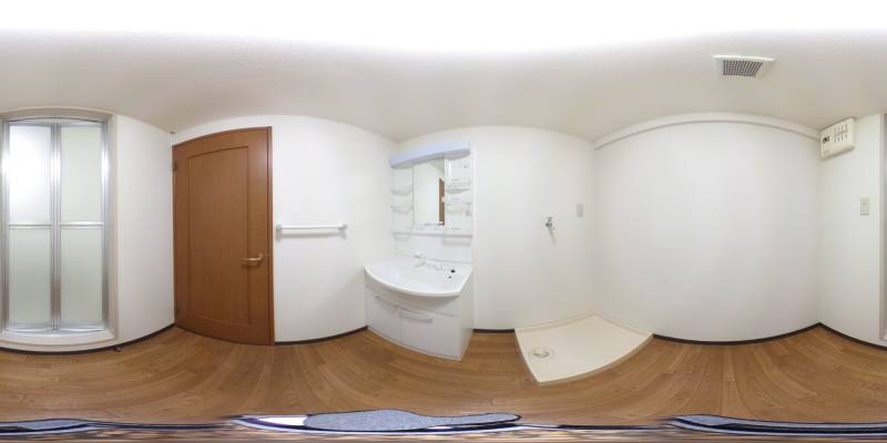 パノラマ画像洗面所