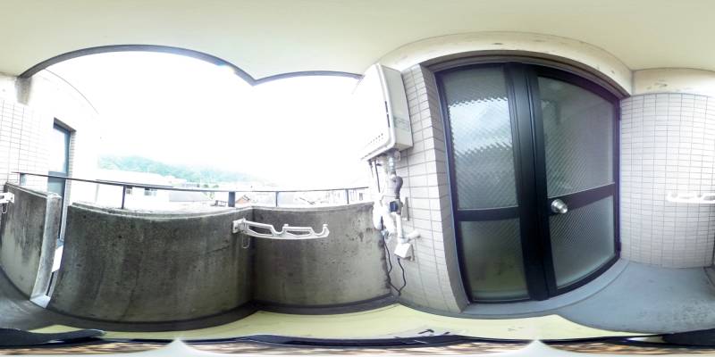 パノラマ画像バルコニー