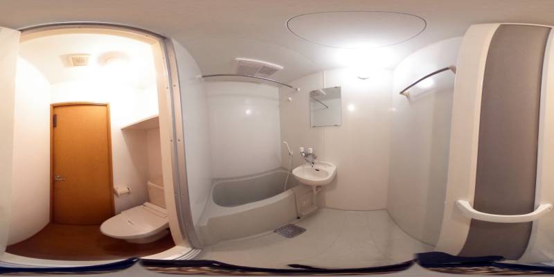 パノラマ画像バスルーム